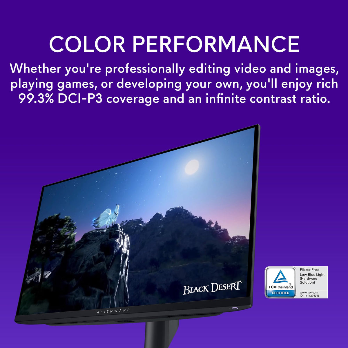 OLED Gaming Monitor 26.7-inch WQHD 360Hz Black I675