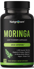 Organic Moringa 1000 mg 120 Ct Capsules E92650