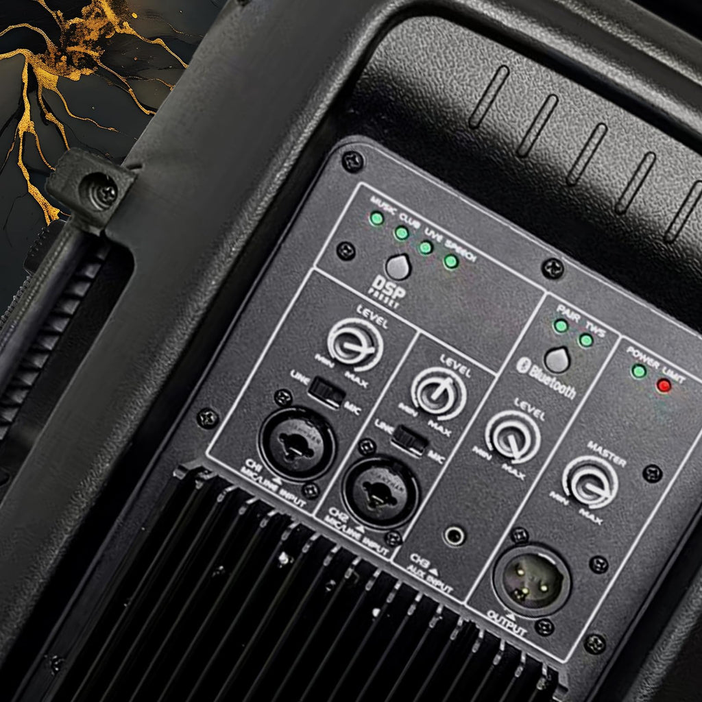 10 inch 1200 Watt Bluetooth PA Speaker System with Microphone O78208