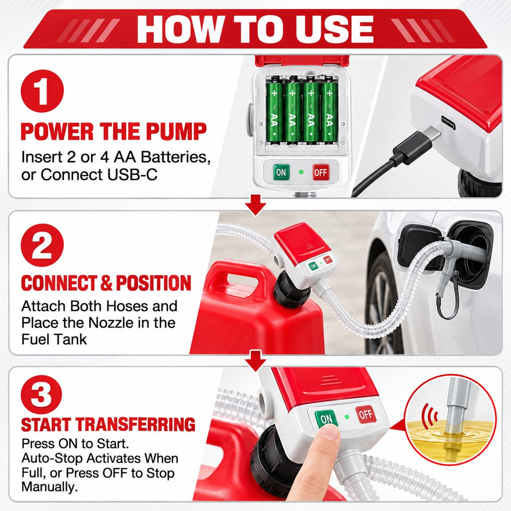 Battery Powered Electric Fuel Transfer Pump G4837