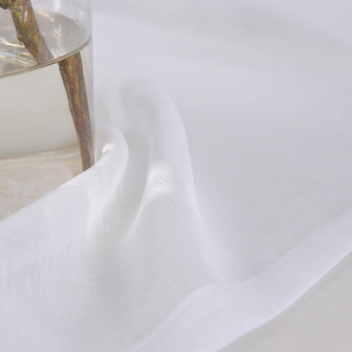 White 95 Inches Long Rod Pocket Sheer Curtains Set of 2 N13897