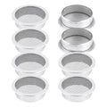 2 Inch Round Open Screen Vent Aluminum Mill Finish 8 Pack F9089