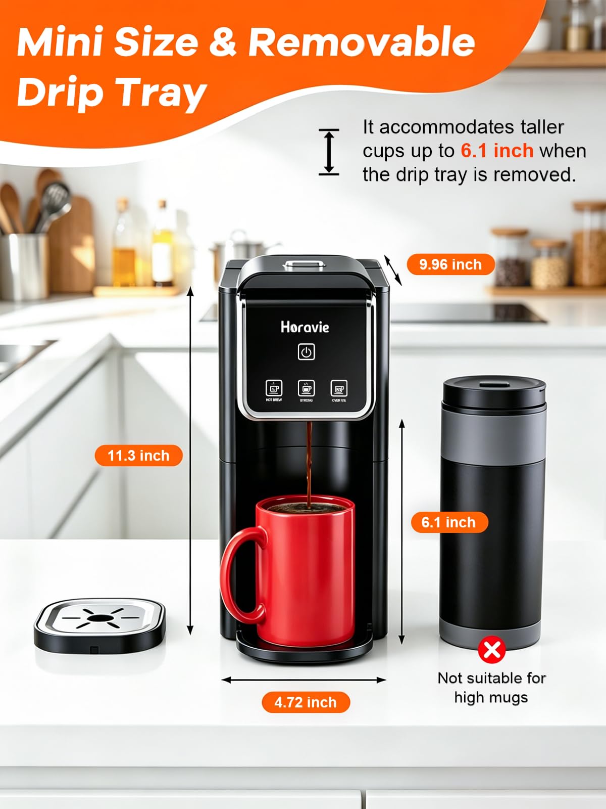 Black Single Serve Coffee Maker M420