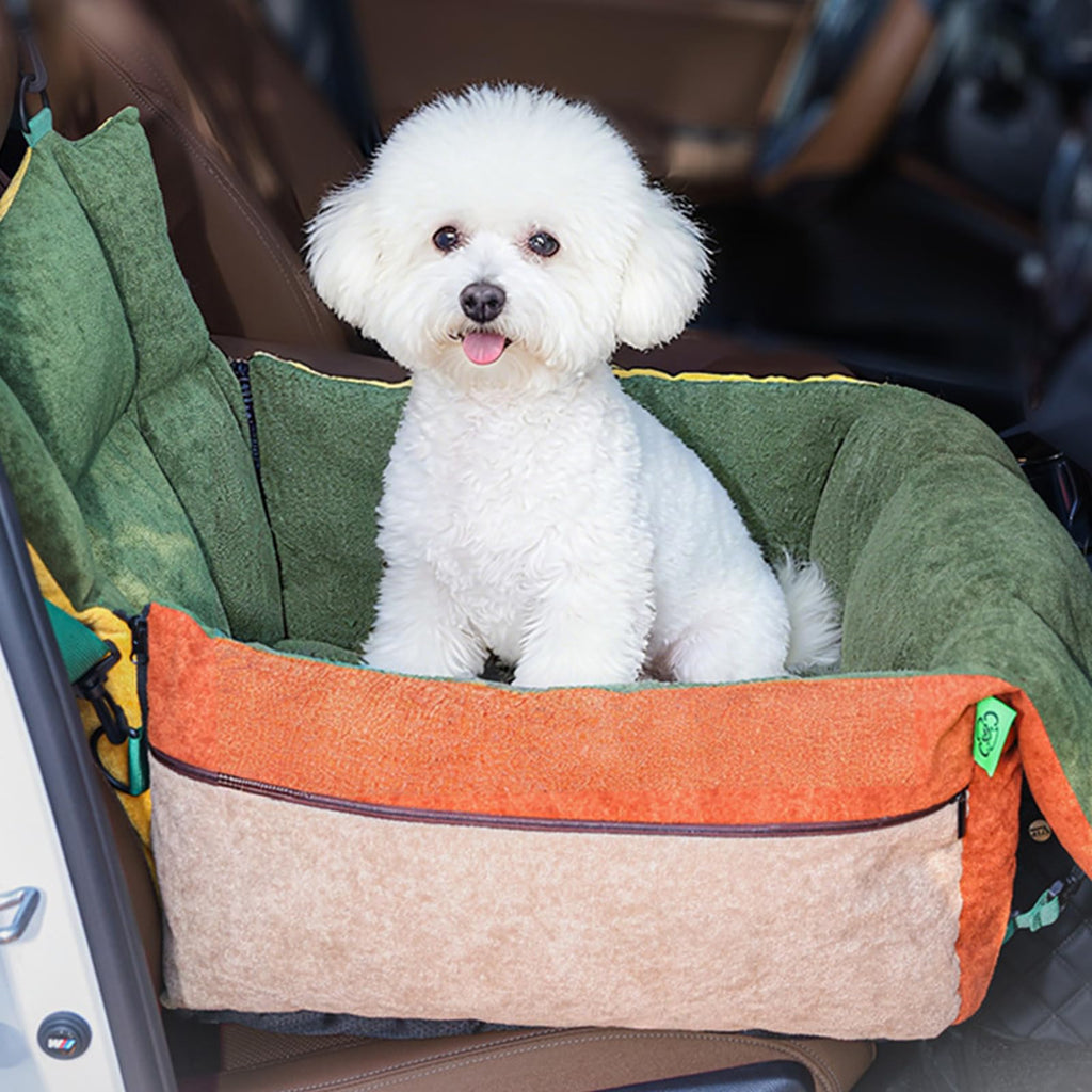 2-in-1 Elevated Dog Car Seat Booster T20369