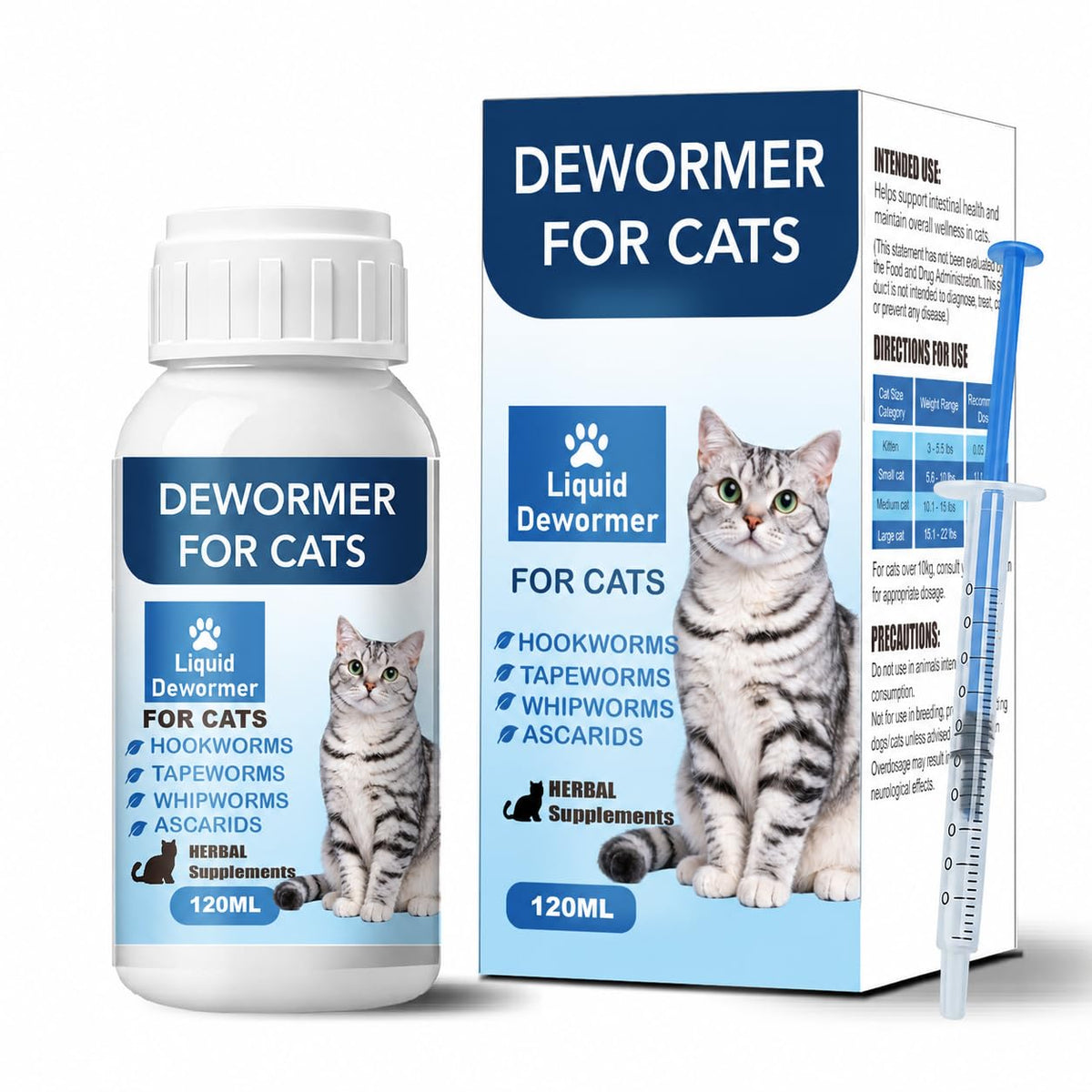 Broad Spectrum Cat Dewormer Liquid 4 oz Q846