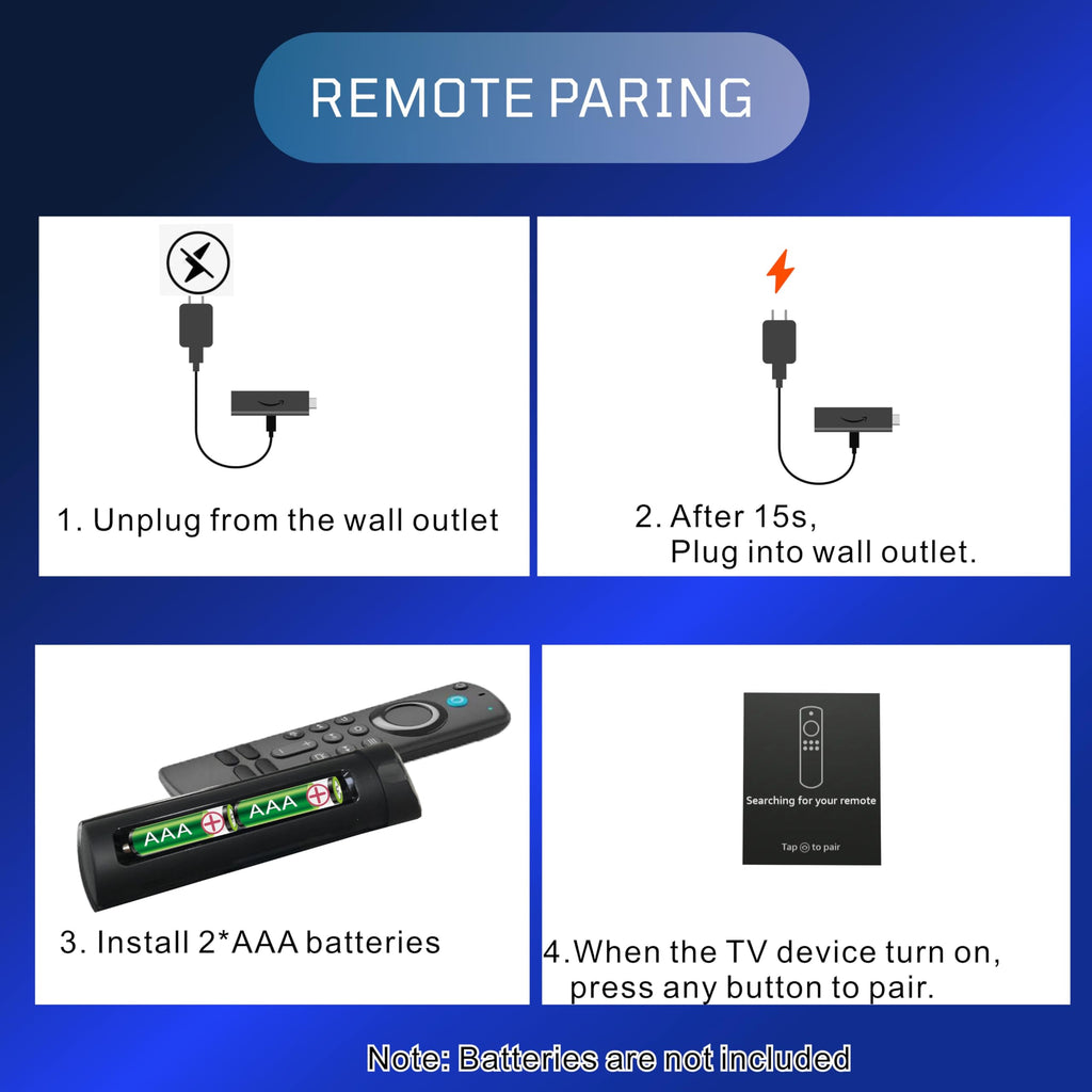 Replacement Remote for Fire TV Stick G801