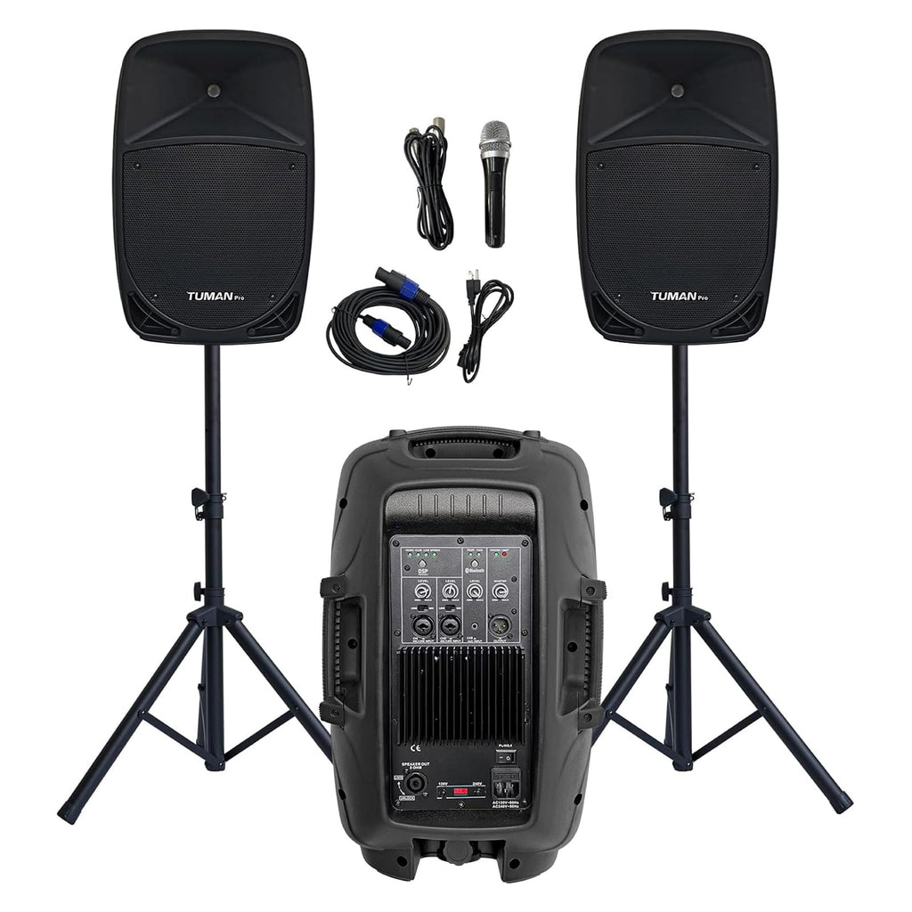 10 inch 1200 Watt Bluetooth PA Speaker System with Microphone O78208