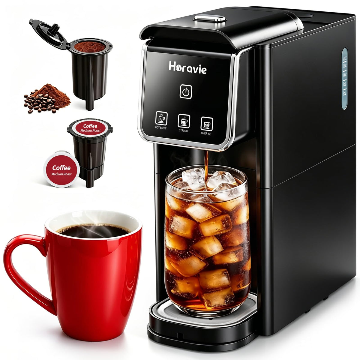 Black Single Serve Coffee Maker M420