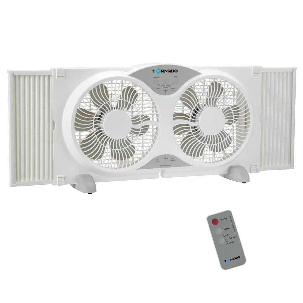 9 Inch 3-Speed White Window Fan F2566