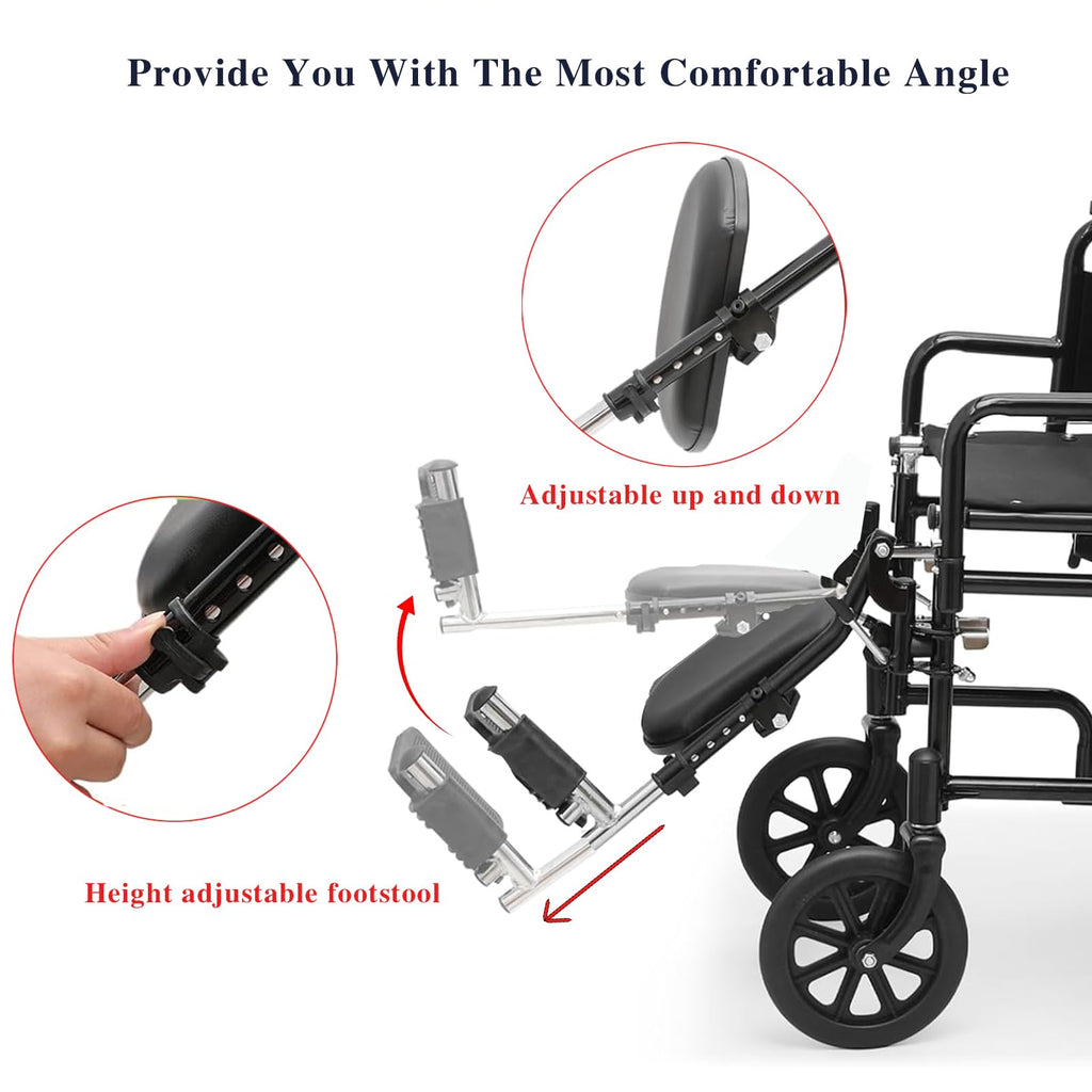 Wheelchair Leg Rest Foot Rest 1 Pair E46431