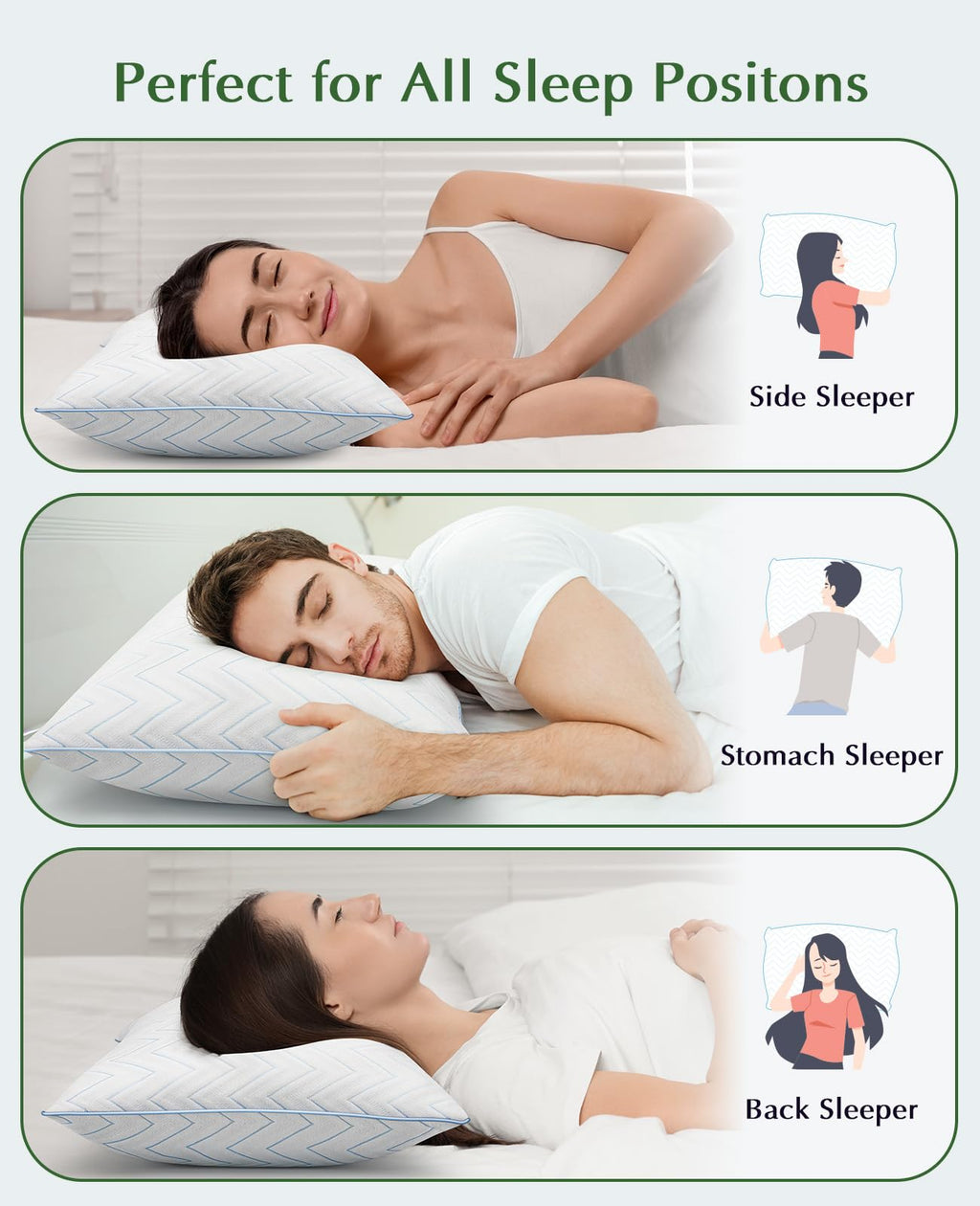 King Size Pillows Set of 2 J50593