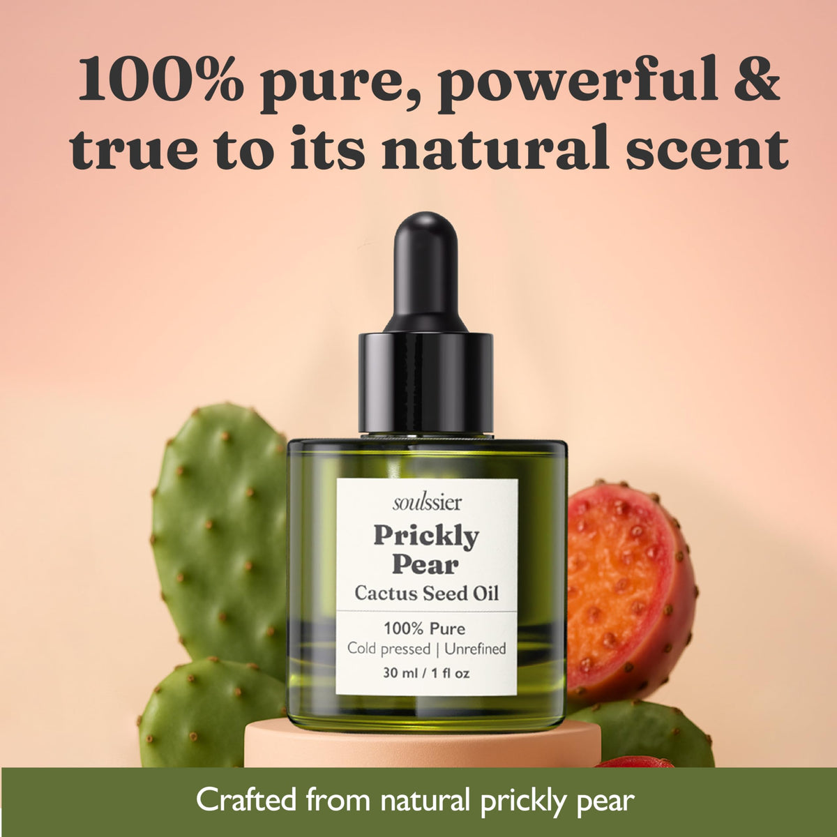 Cold-Pressed Prickly Pear Seed Oil 1 oz B714