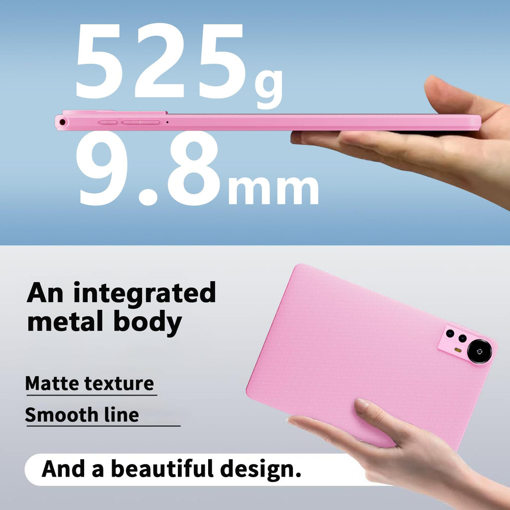 Android 16 Tablet 10 inch 20GB RAM 128GB ROM Octa-core Pink I1476