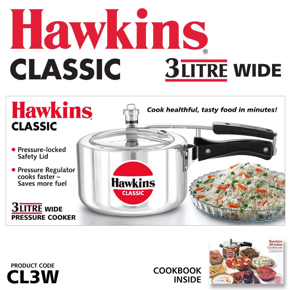 3L Aluminium Pressure Cooker Q98025