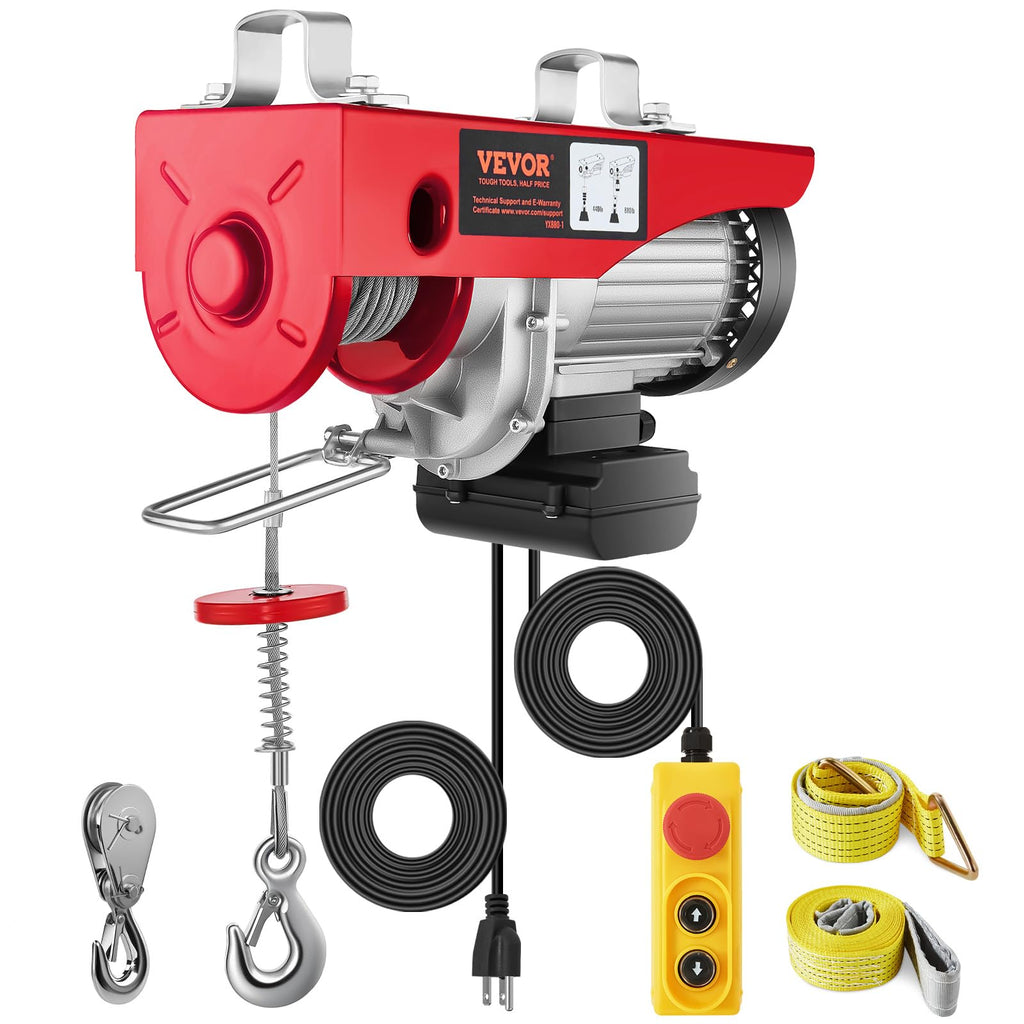 880lbs Electric Hoist with Wired Remote Control I92479