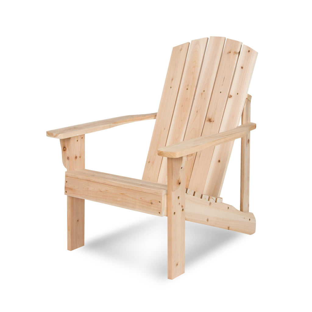 Mid-Century Modern Wooden Adirondack Chair J21819