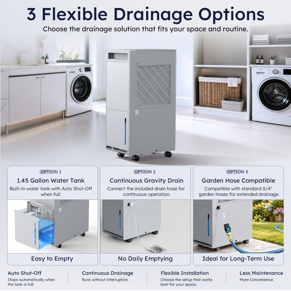 50 Pint Dehumidifier with Pump T895