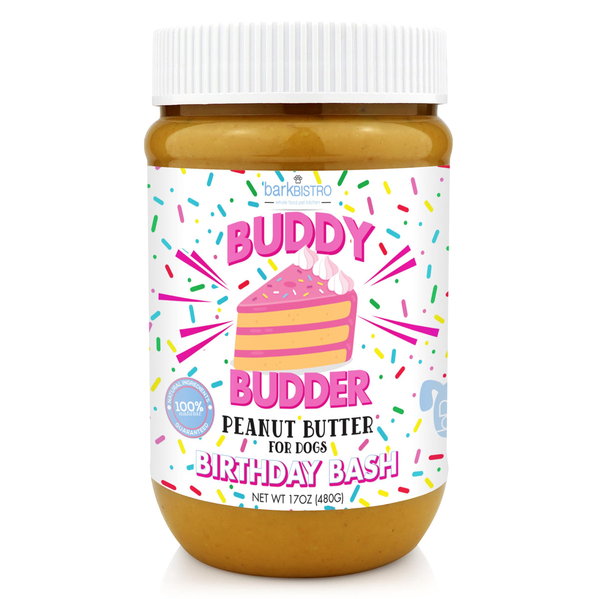 100% Natural Dog Peanut Butter 17oz O2876