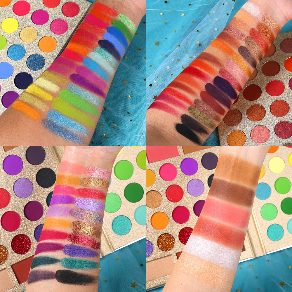 86 Colors Eyeshadow Palette with 15pcs Makeup Brushes Set U78451