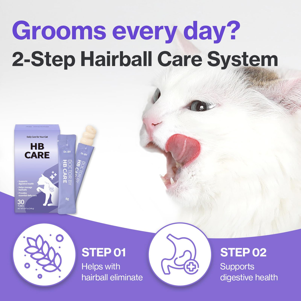 Chicken Flavor Hairball Relief Cat Supplement 30 Count N622247