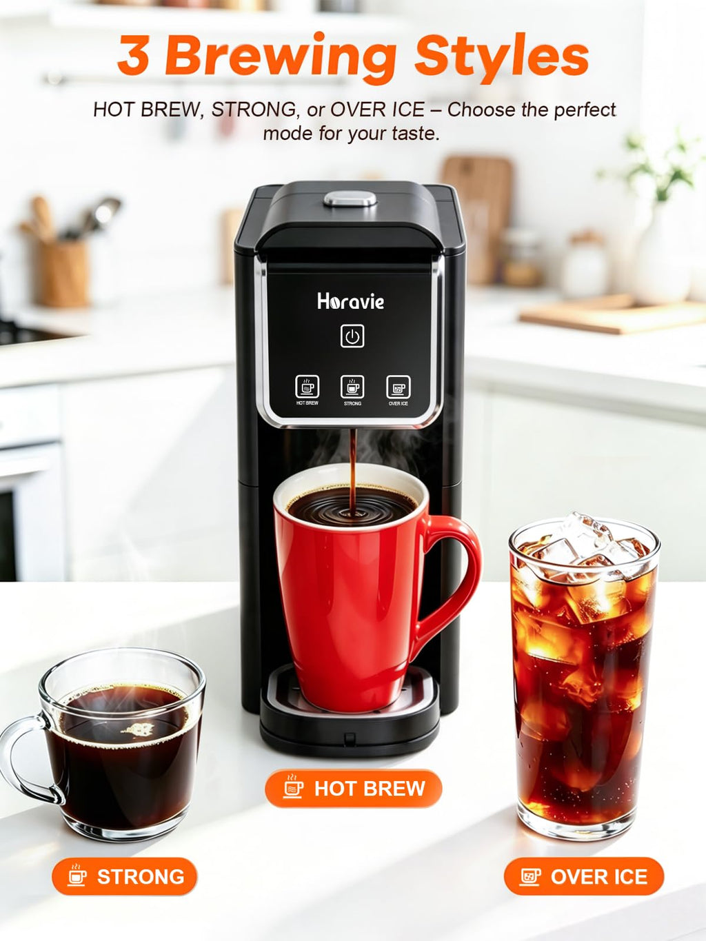 Black Single Serve Coffee Maker M420