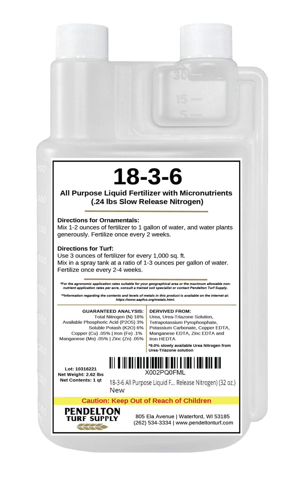 All Purpose Liquid Fertilizer & Micro Nutrients 32 oz E166907