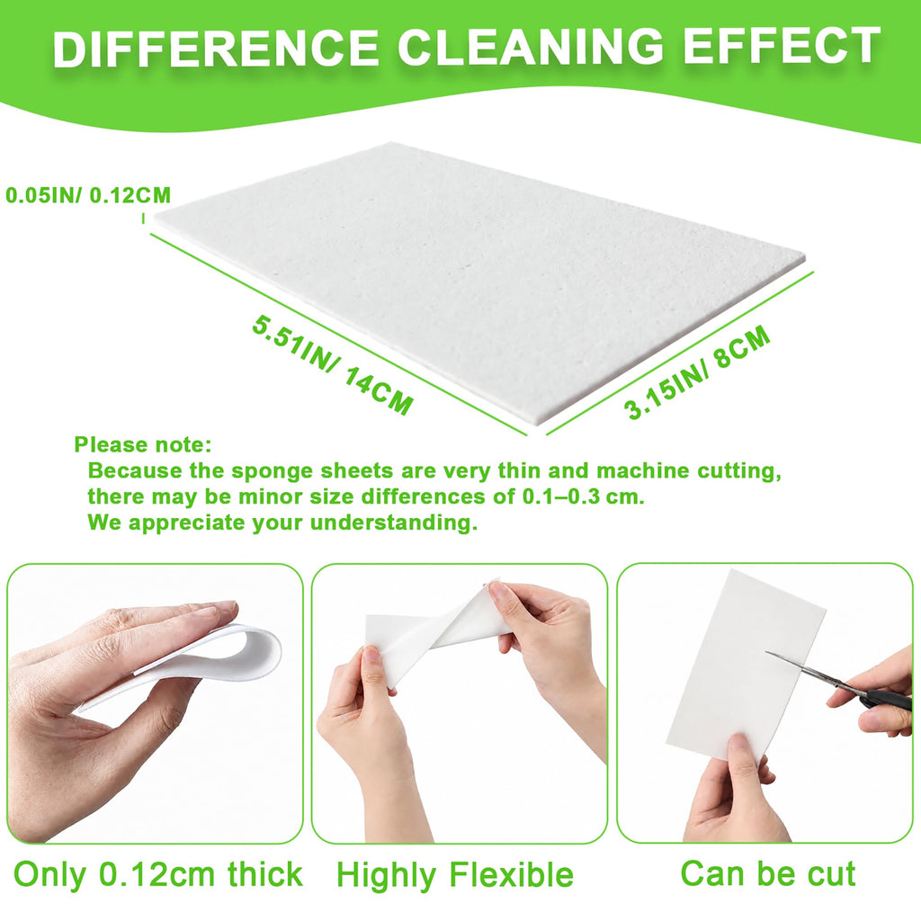 48 Pads 0.12cm Melamine Sponge Eraser Sheets F71399