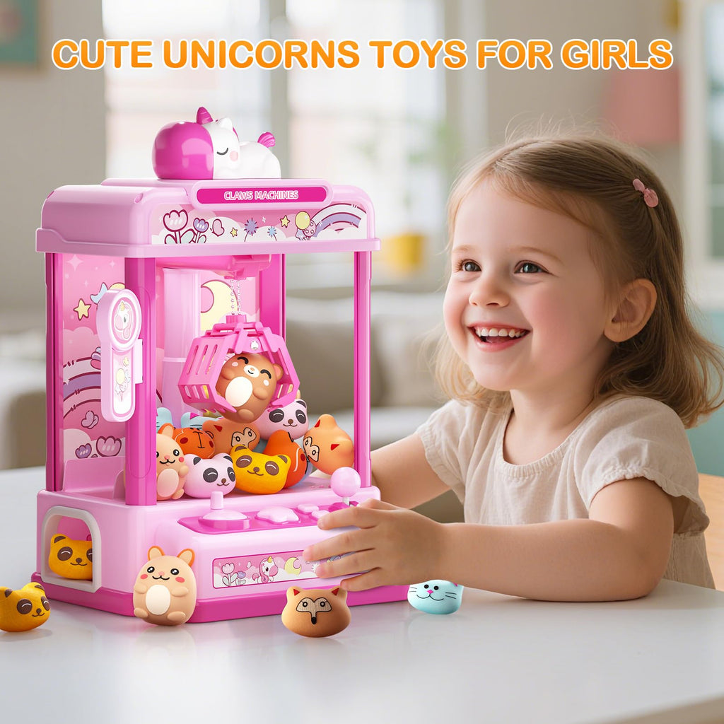 Claw Machine with Sound & 20 Mini Plush Toys U521