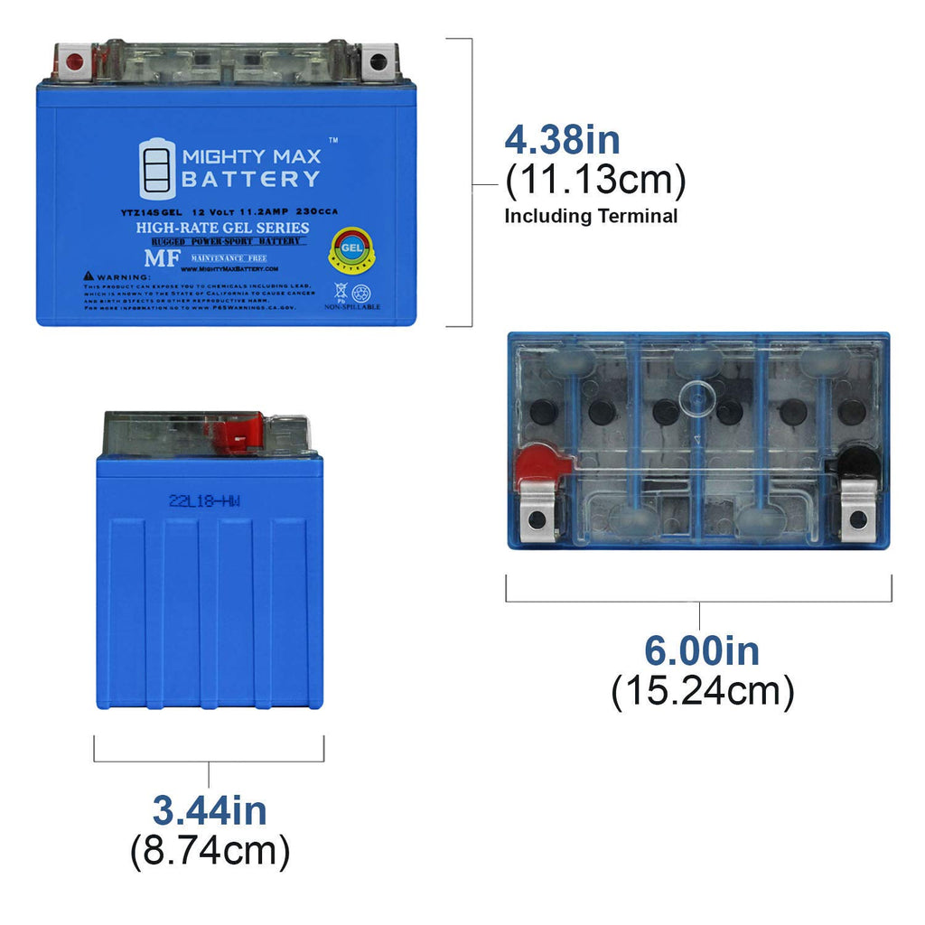 12V GEL Battery with 2Amp Charger M278742