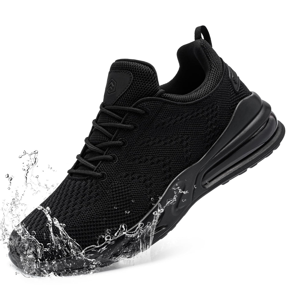 Men Non Slip Waterproof Slip-on Work Shoes U818070