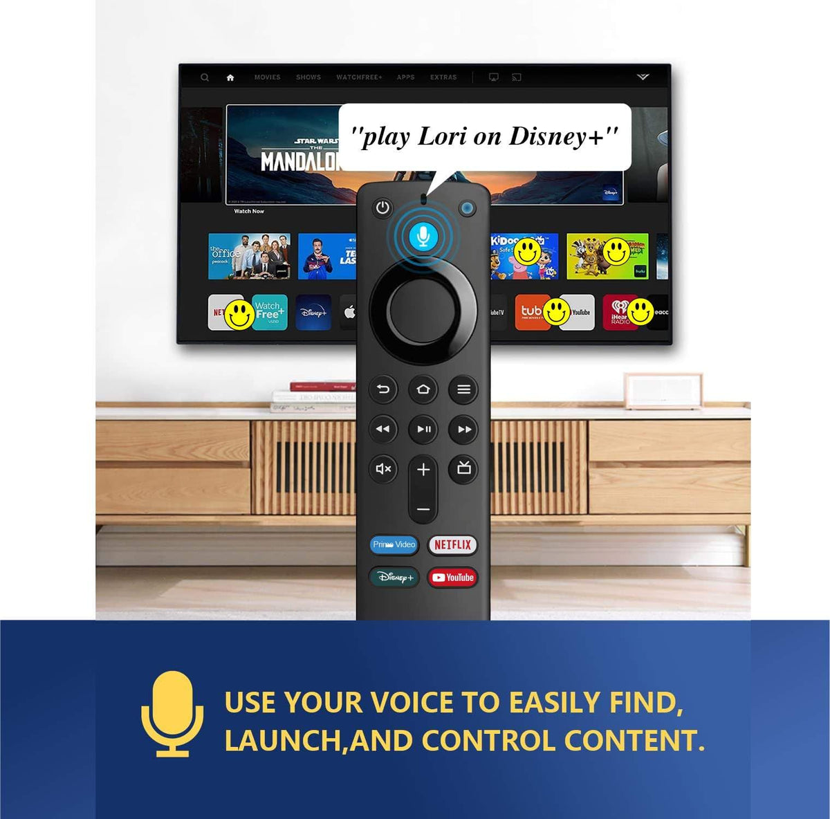 Replacement Remote for Fire TV Stick G801