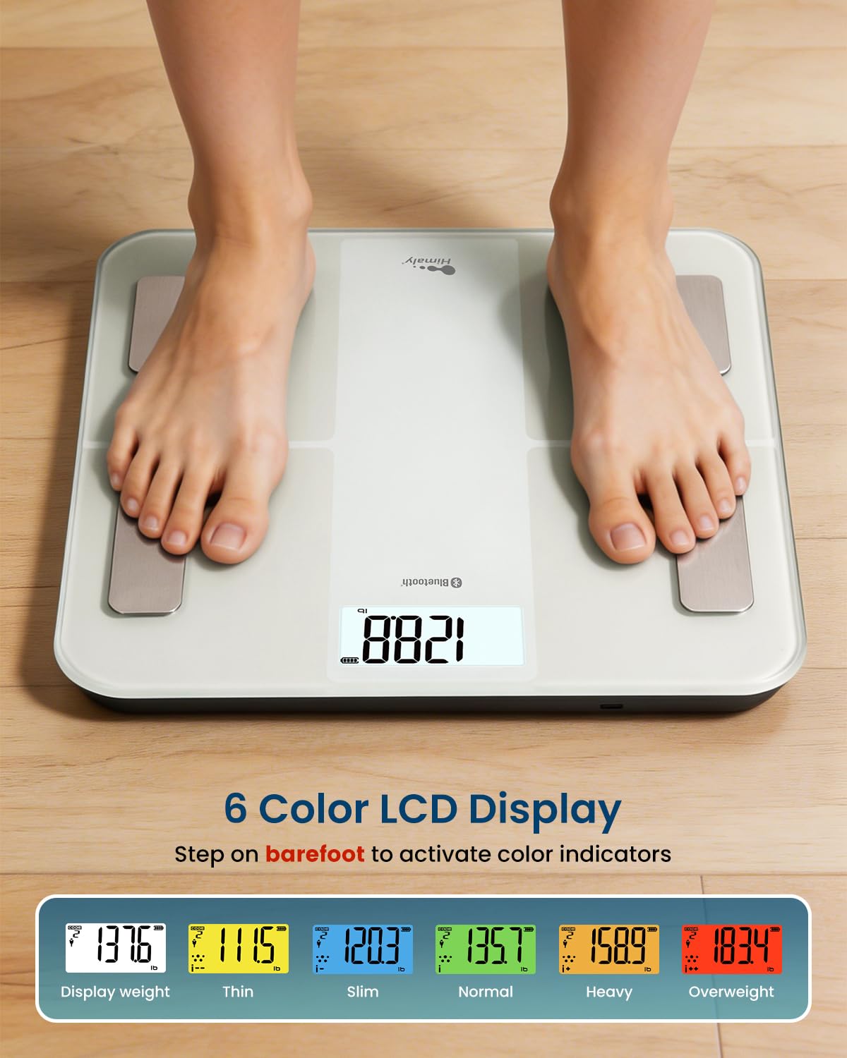 USB Rechargeable Digital Bathroom Scale T5028