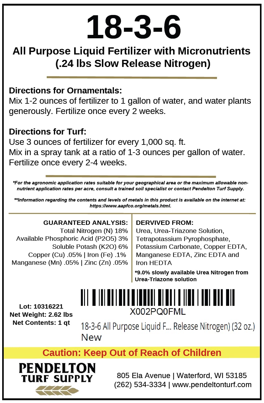 All Purpose Liquid Fertilizer & Micro Nutrients 32 oz E166907