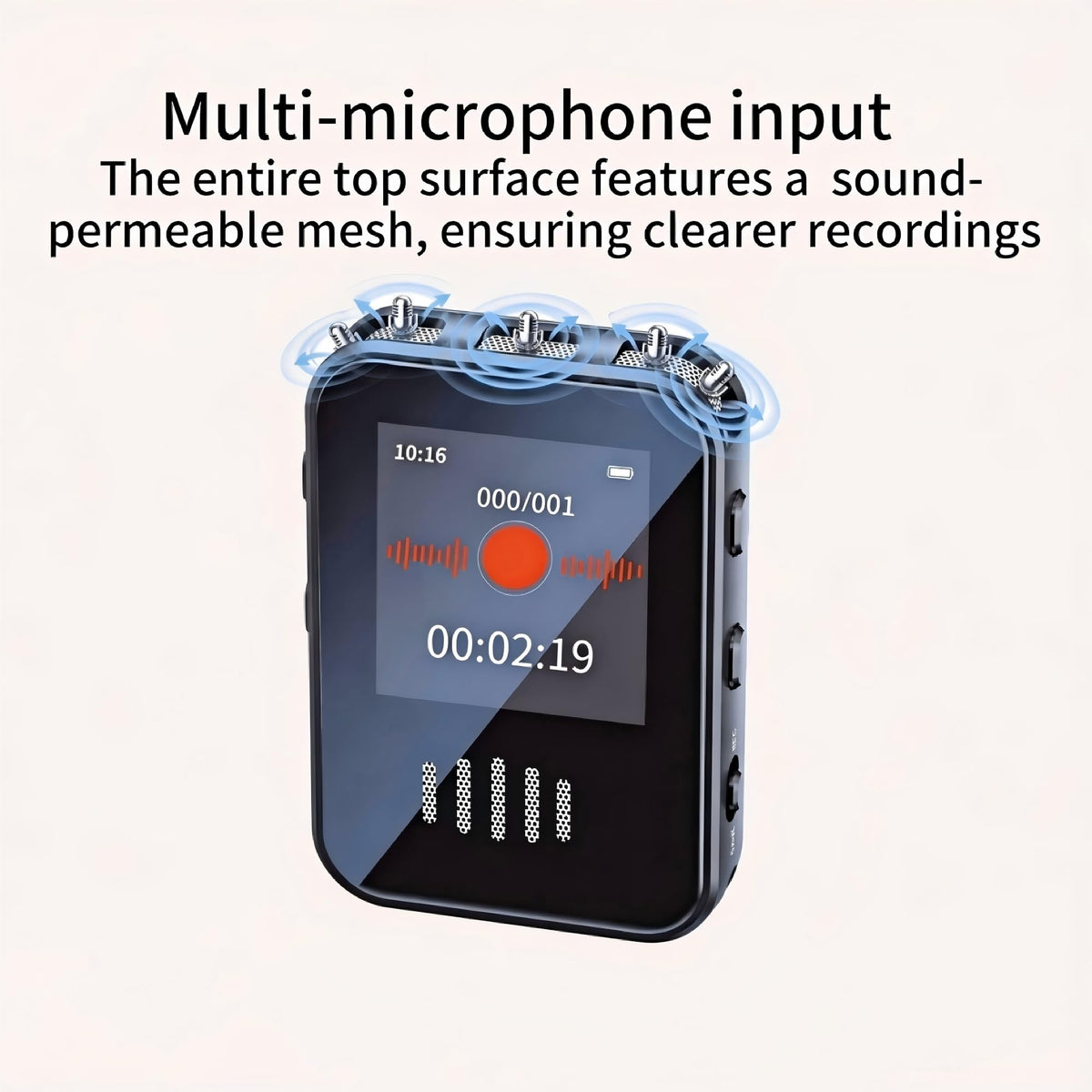 Voice-Activated Recorder with Playback S237993