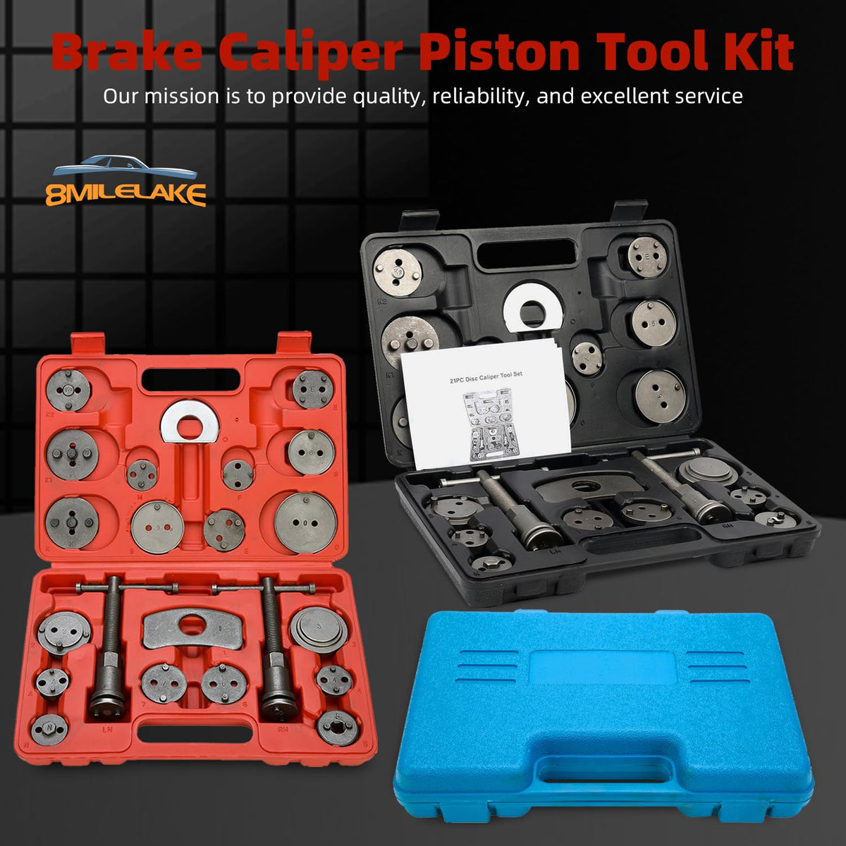 Disc Brake Caliper Compressor Wind Back Tool 24pc G940219