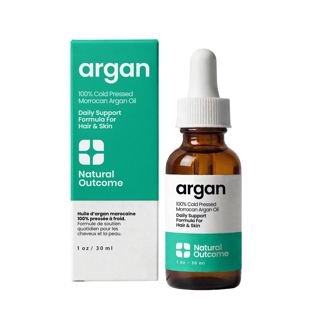 Argan Oil 100% Pure Moroccan Cold-Pressed Face, Body and Hair Oil 1 oz Z75870