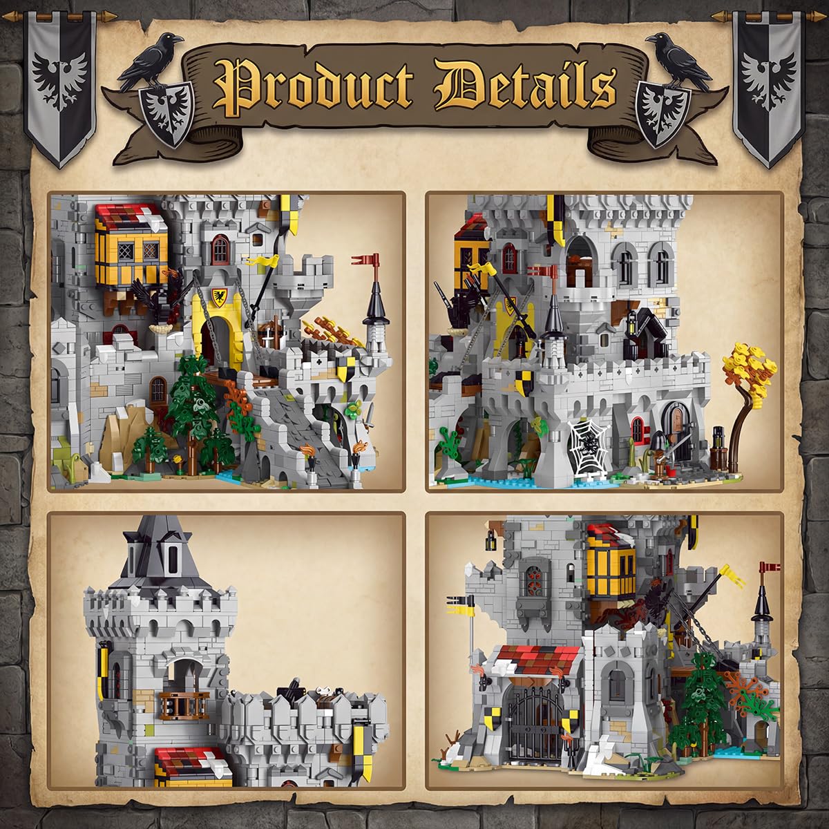 Medieval Castle Building 4961 Pcs A159668
