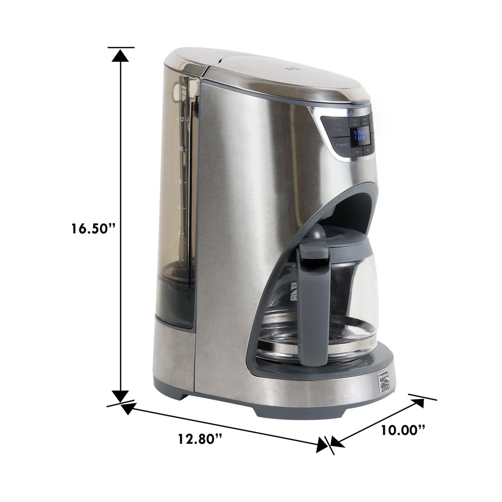 12-Cup Programmable Drip Coffee Maker with Glass Pot X648631