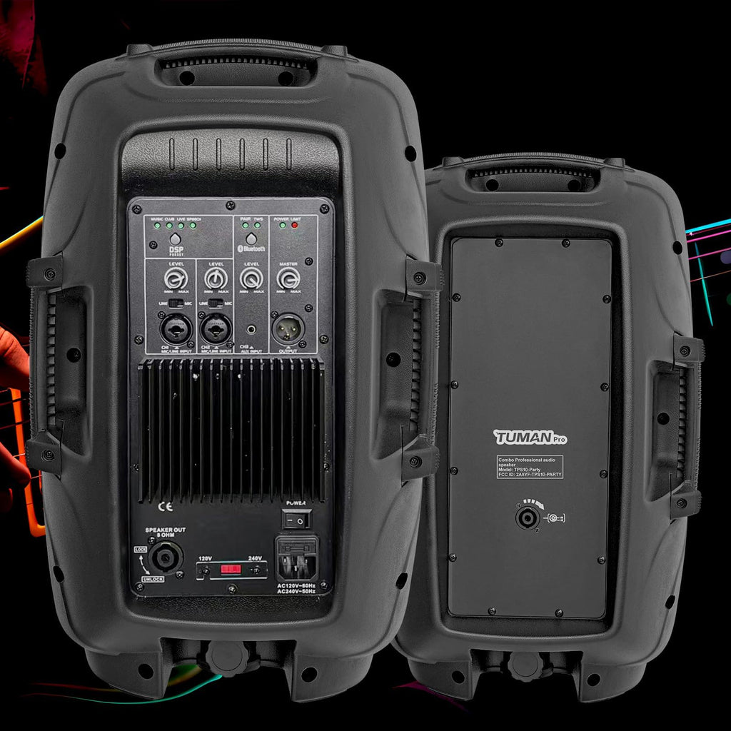 10 inch 1200 Watt Bluetooth PA Speaker System with Microphone O78208