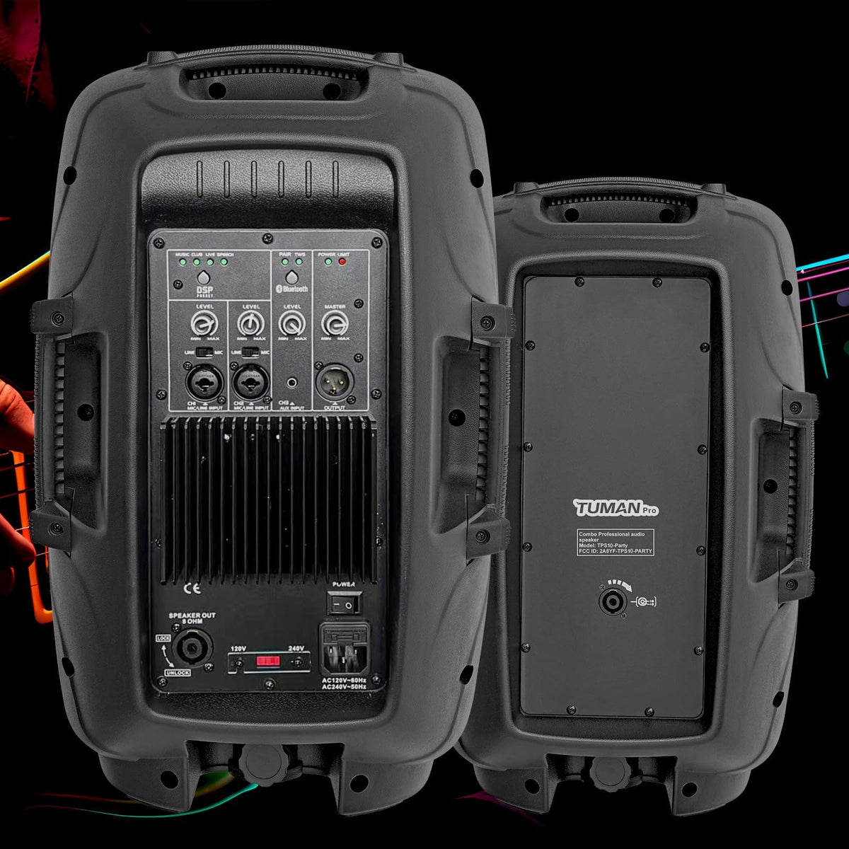 10 inch 1200 Watt Bluetooth PA Speaker System with Microphone O78208