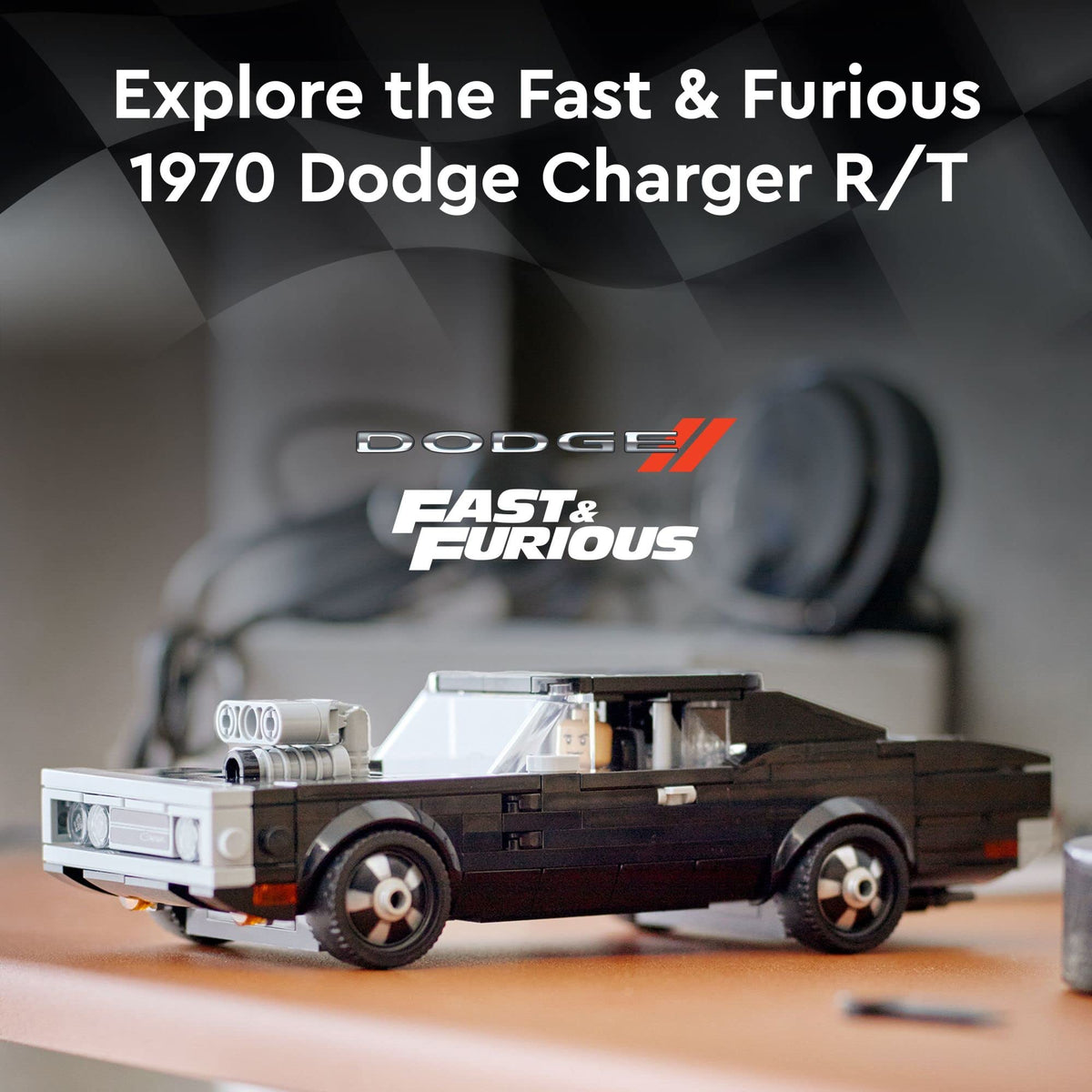1970 Dodge Charger R/T Toy Car Model Kit H6033