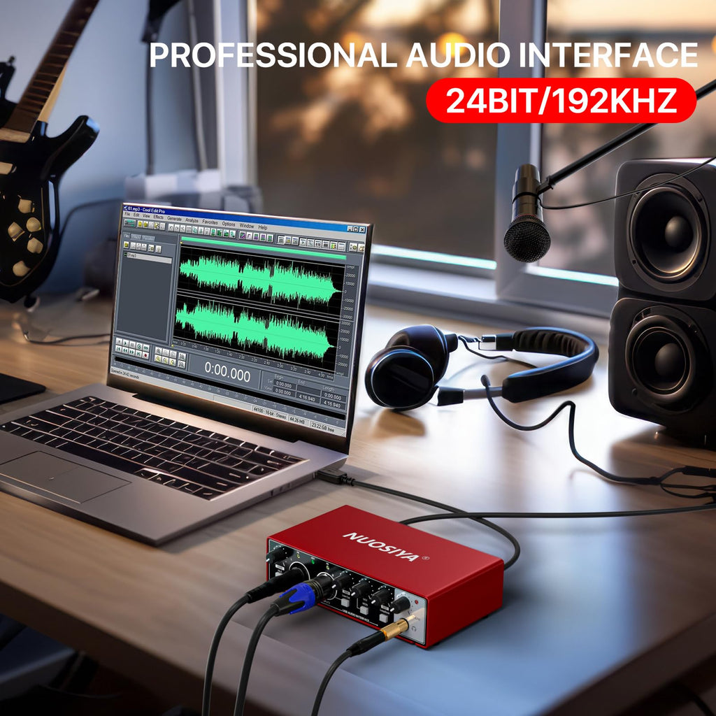 Red USB Audio Interface with 48V Phantom Power J604732