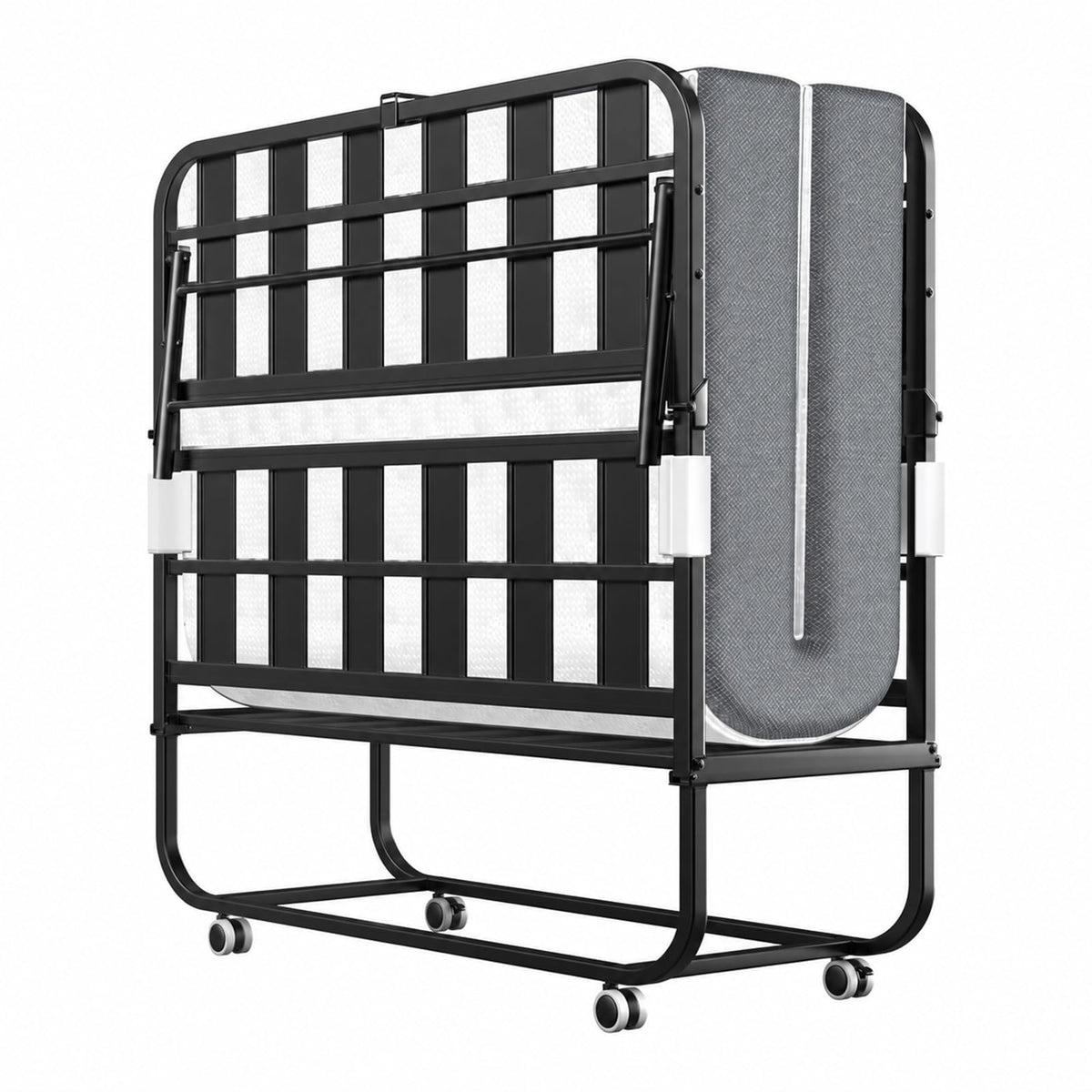 Folding Bed with Memory Mattress 75" x 38" Twin F14403