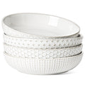 36 oz Ceramic Pasta Bowl Set of 4, Arctic White X52225