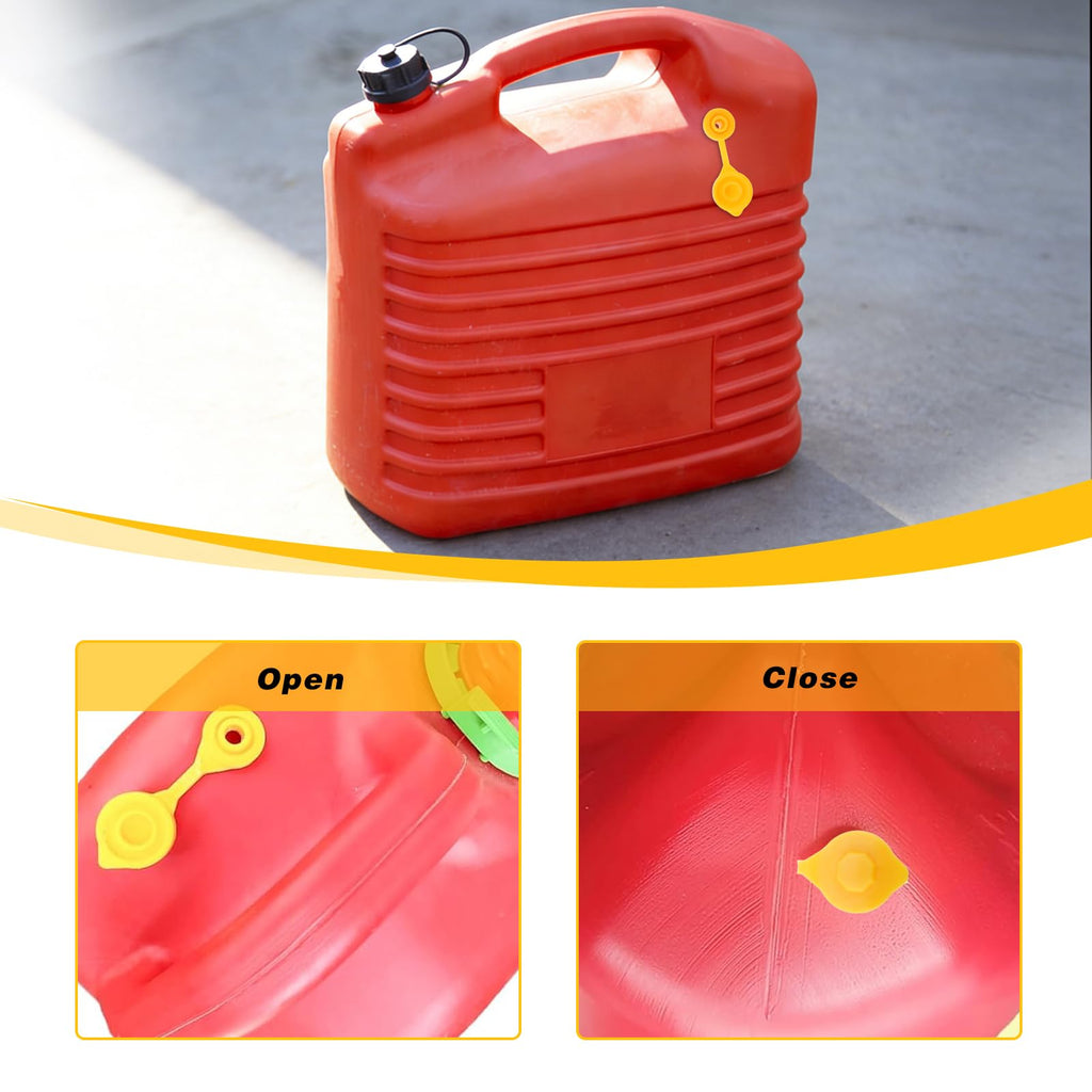 Yellow Plastic Gas Can Vent Caps Q1020