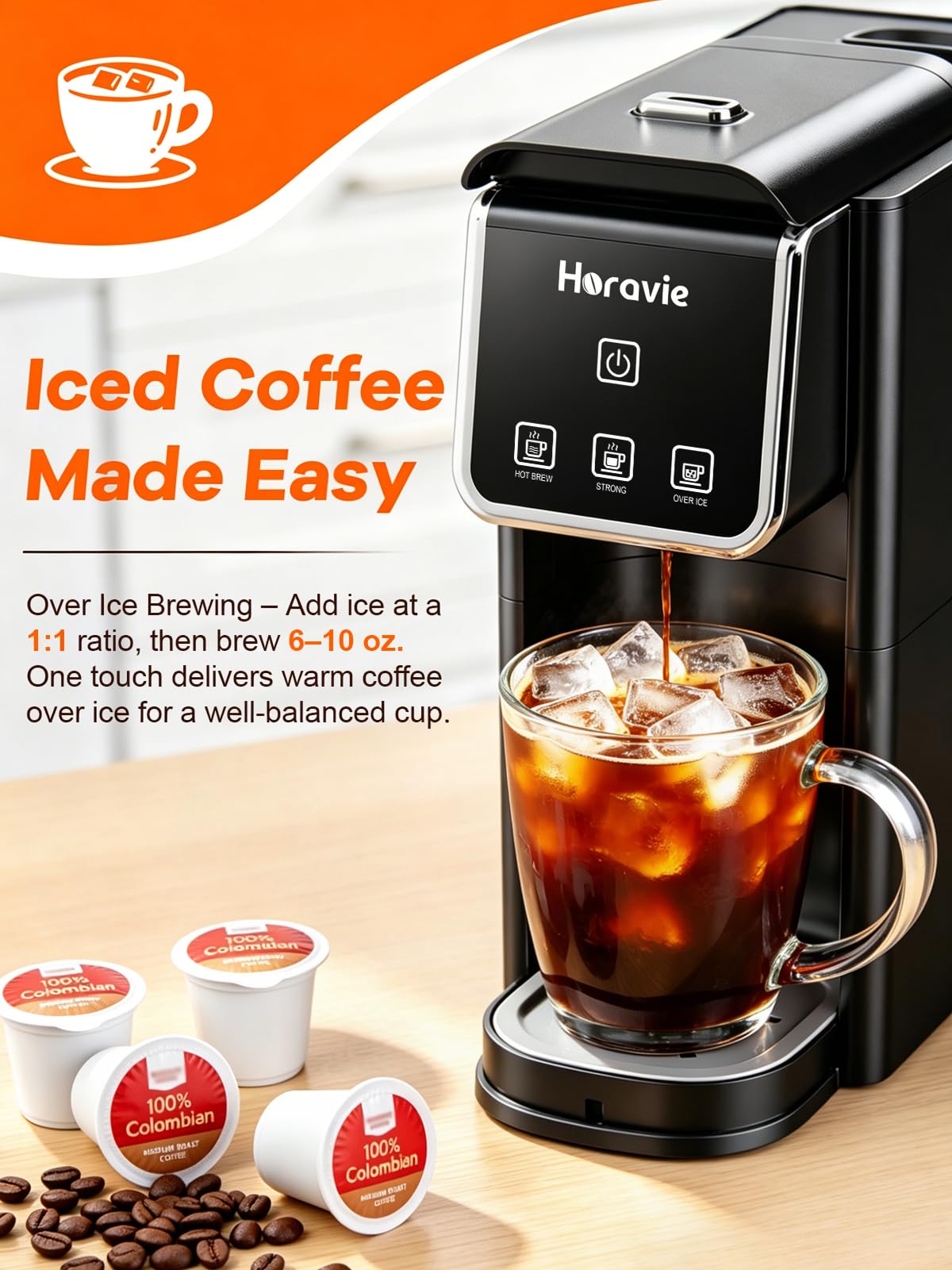 Black Single Serve Coffee Maker M420