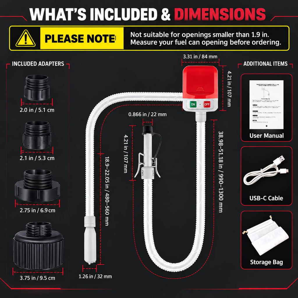 Battery Powered Electric Fuel Transfer Pump G4837