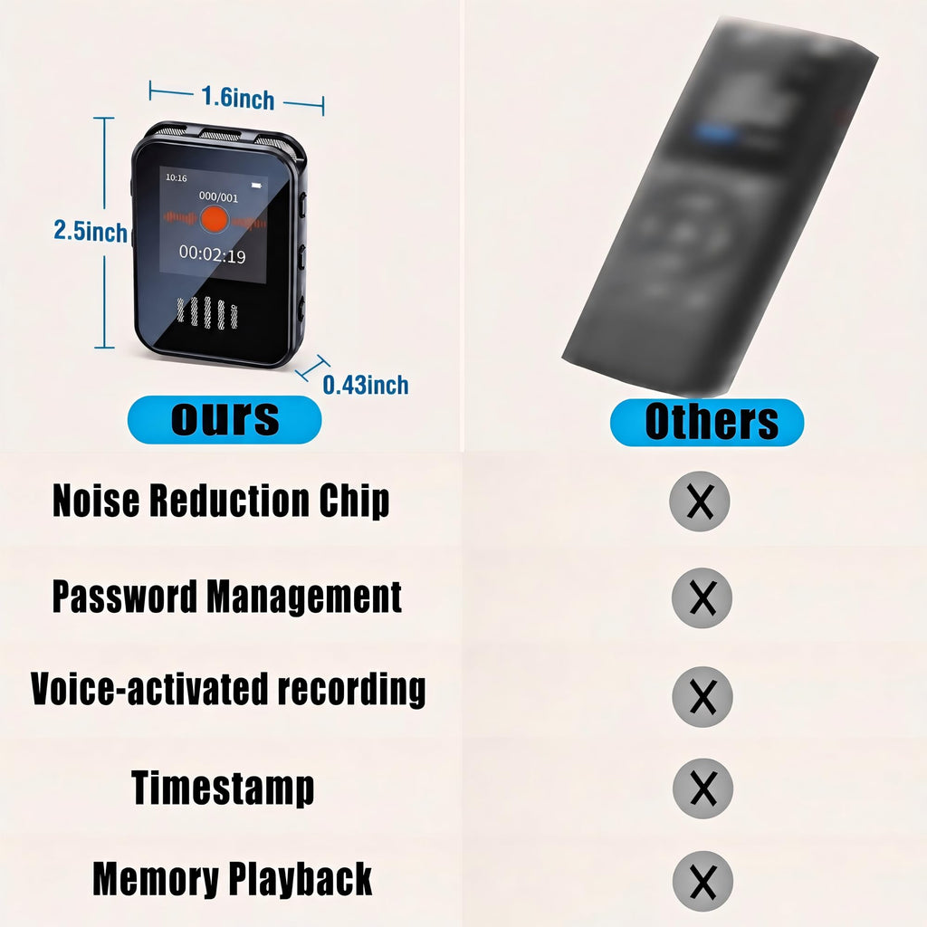 Voice-Activated Recorder with Playback S237993
