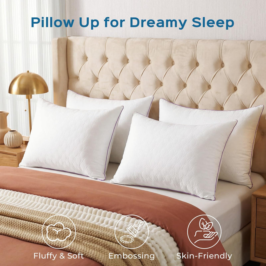 King Size Down Alternative Pillows Set of 2 R746