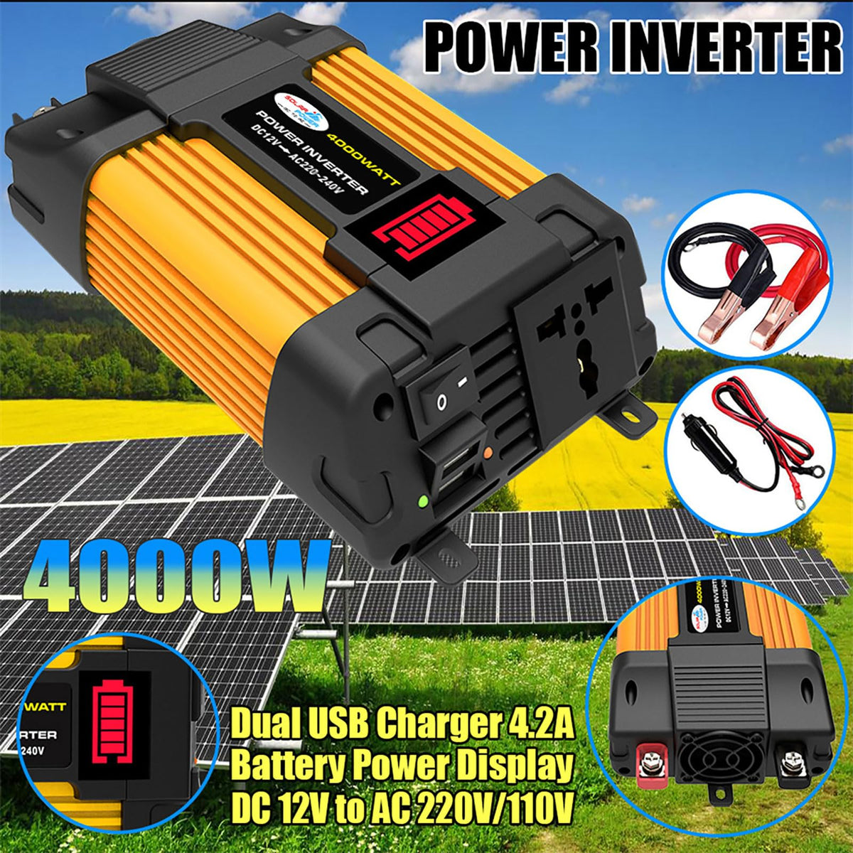 4000W Off-Grid Solar Panel Kit K241